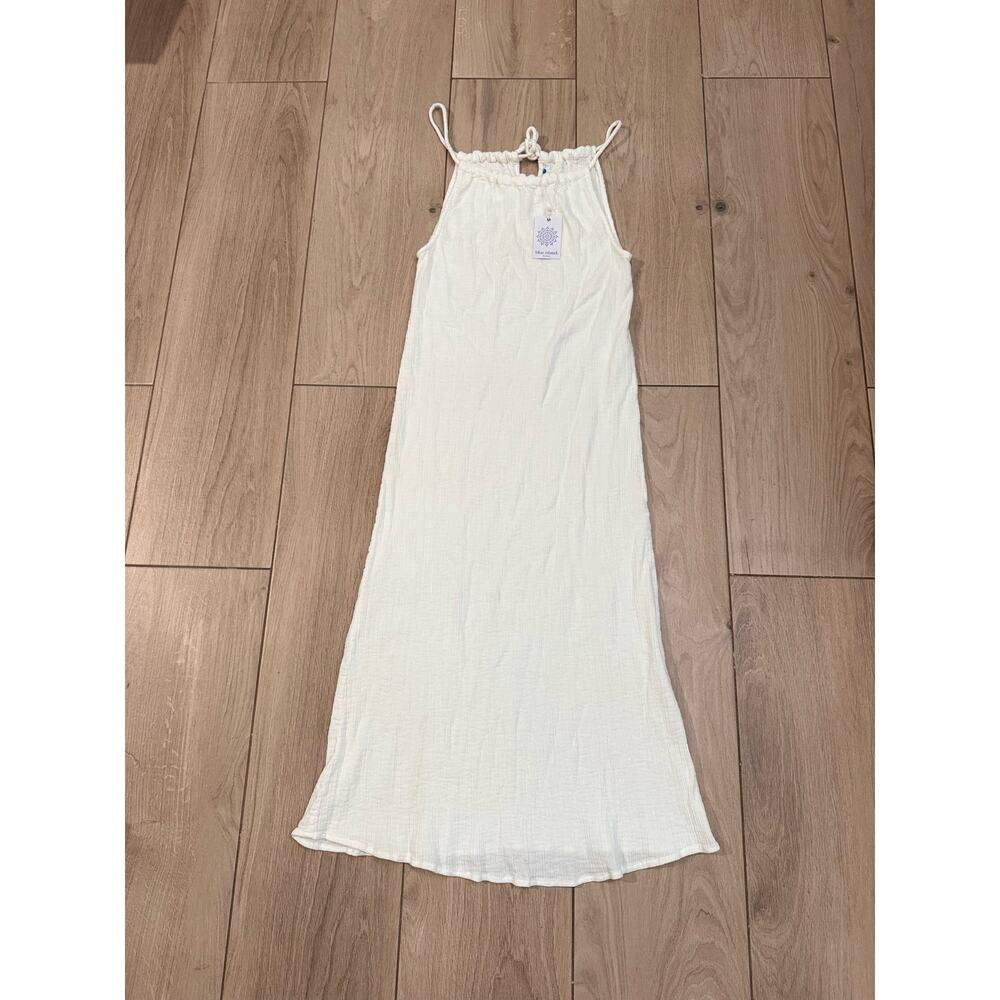 Blue Island Women’s White Maxi dress. Size : XLARGE BRAND NEW